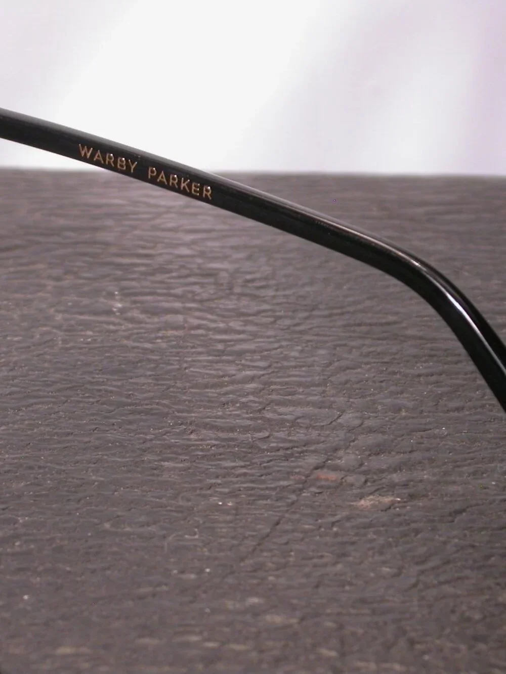 Warby Parker Durand Black and Gold Eyeglasses Frames ITALY